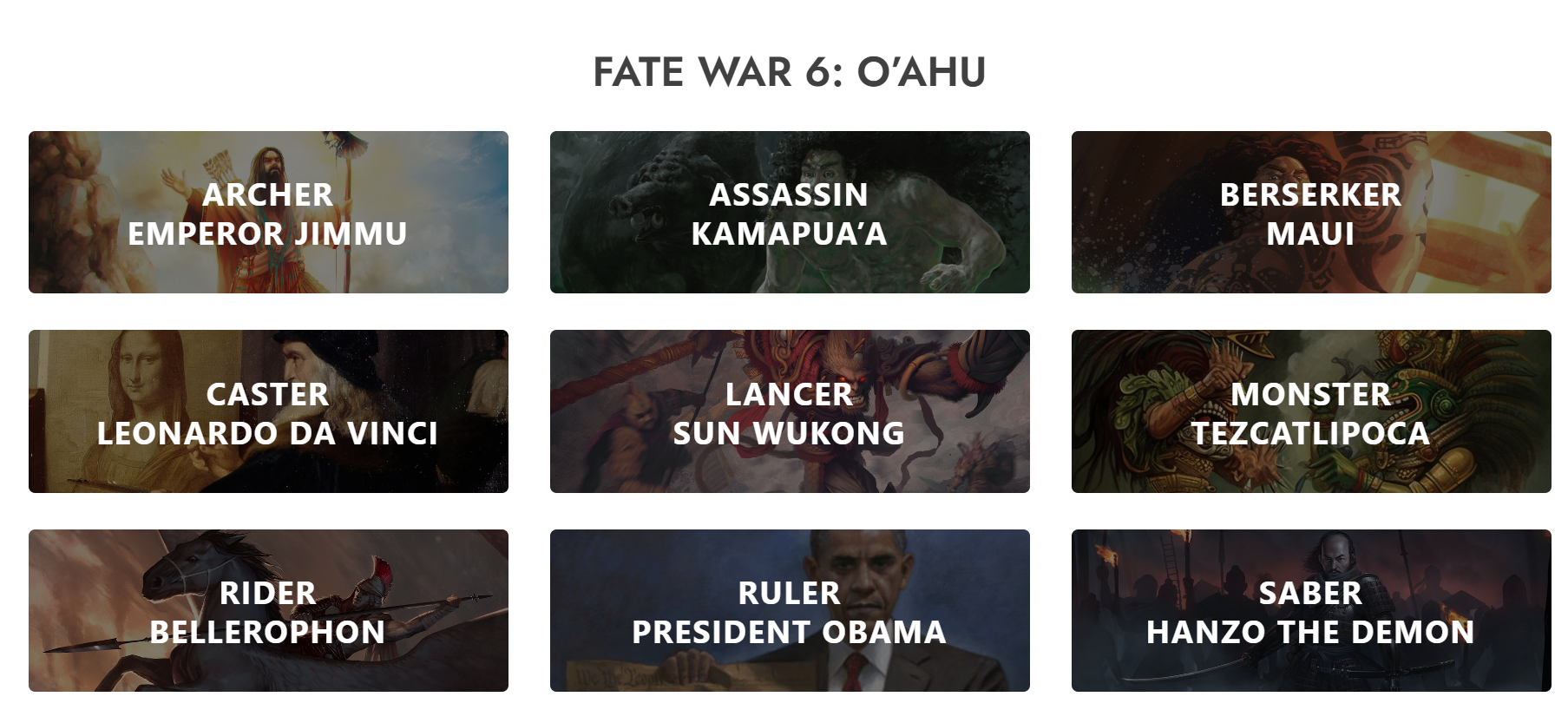 Fate War 6: O’ahu Archives